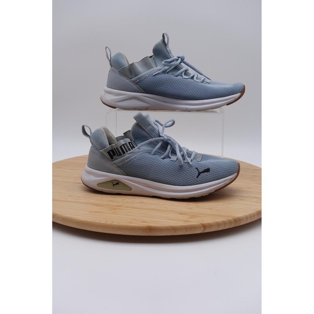Puma Shoes Mens Size 9.5 Blue Mesh Running Training Athletic Sneakers Low Top